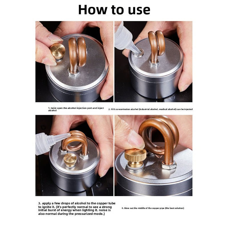 🎉LAST DAY 50% OFF -🔥High-Power Portable Mini Outdoor Spirit Burner & Alcohol Stove