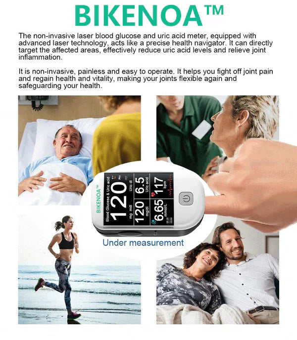 2025 Hot sale🔥Official Authentic Product: BIKENOA™ Fingertip Optical Glucose Sensor Monitor-99.9% Accuracy + Exclusive Gift ✅ANSI Approved