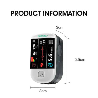2025 Hot sale🔥Official Authentic Product: BIKENOA™ Fingertip Optical Glucose Sensor Monitor-99.9% Accuracy + Exclusive Gift ✅ANSI Approved