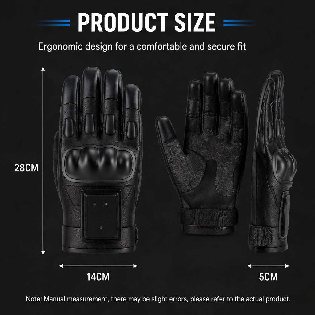 Tactical StunGuard Pro High‑Voltage Self‑Defense Glove One touch. Instant protection.