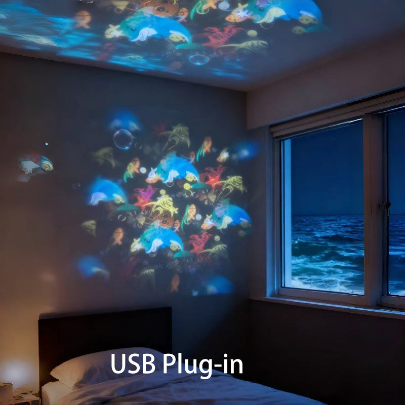 ✨Today: 50% OFF!🔥Dynamic Rotating LED Projector Light
